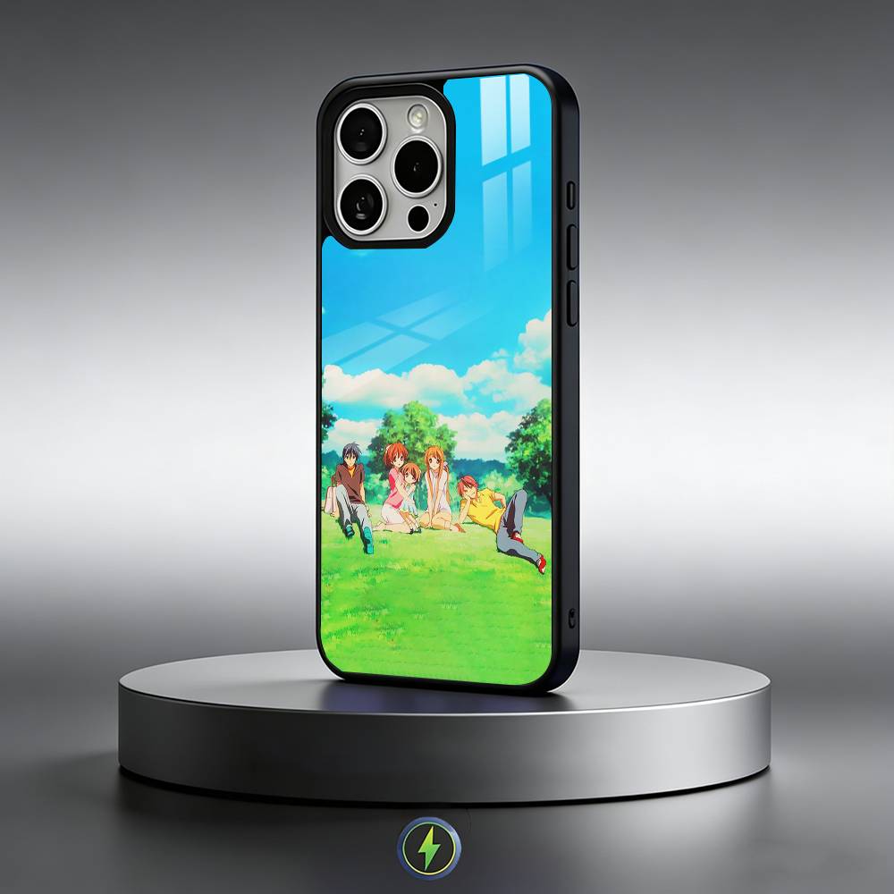 C-Clannad Самый милый чехол для телефона из аниме для iPhone 17, 16, 15, 14, 13, 12, 11 Plus, Pro Max Магнитный для Magsafe Беспроводная зарядка