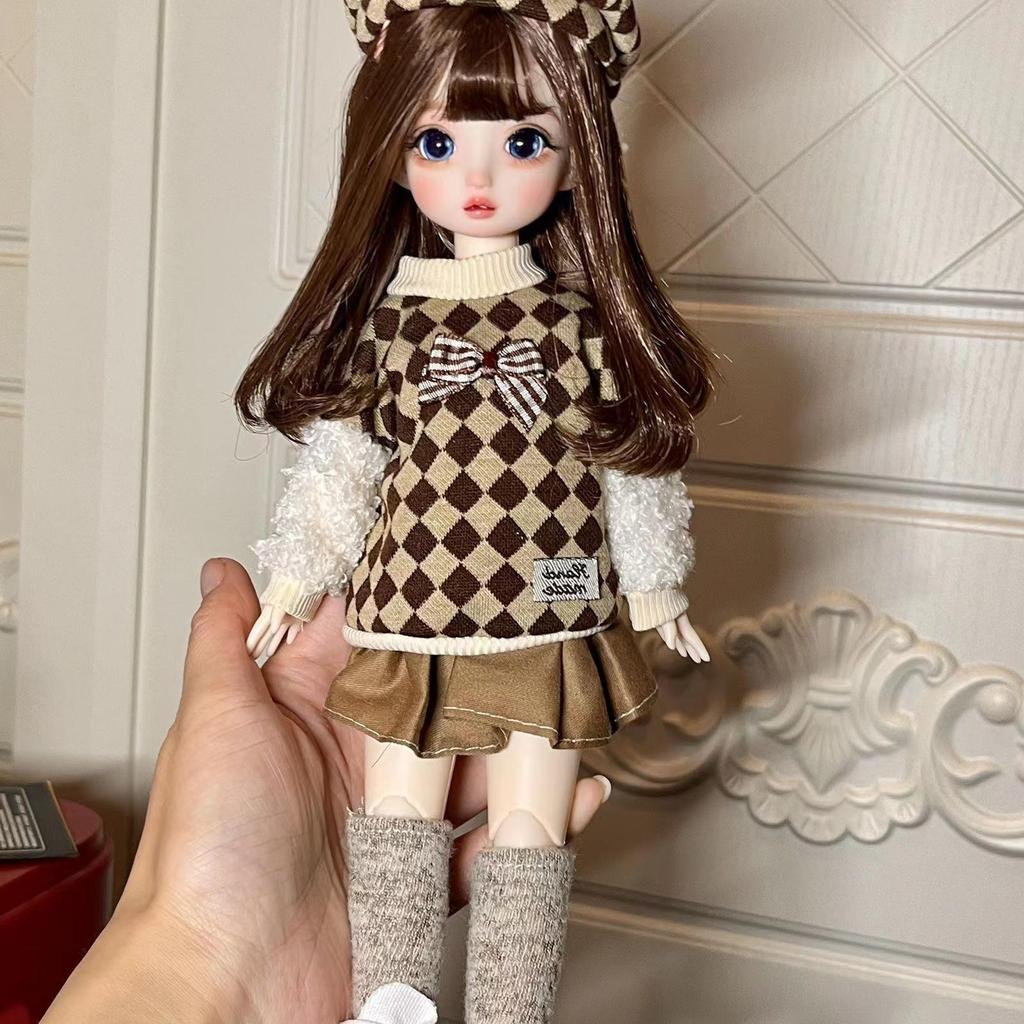 Кукла BJD 1/6 SD куклы 12 дюймов 23 шарнирные куклы с одеждой наряд обувь парик макияж лучший подарок для девочек