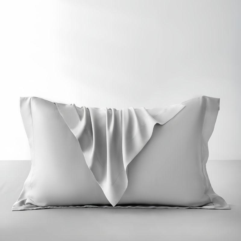 Solid Color Tencel Pillowcase Home Bedroom Premium Silk Ice Silk Pillowcase Cool and Smooth Pillow Towel