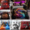 Mystical Dragon Duvet Cover Set - Soft and Comfortable Bedding for Bedroom and Guest Room - 1 Duvet Cover and 2 Pillowcases