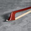 Смычок для виолончели VINGOBOW из бразильского дерева, 35,6 см-43,2 см, полный размер, 71,5 см, эбонит, колодка, натуральный, монгольский белый, конский волос, сбалансированный сладкий тон