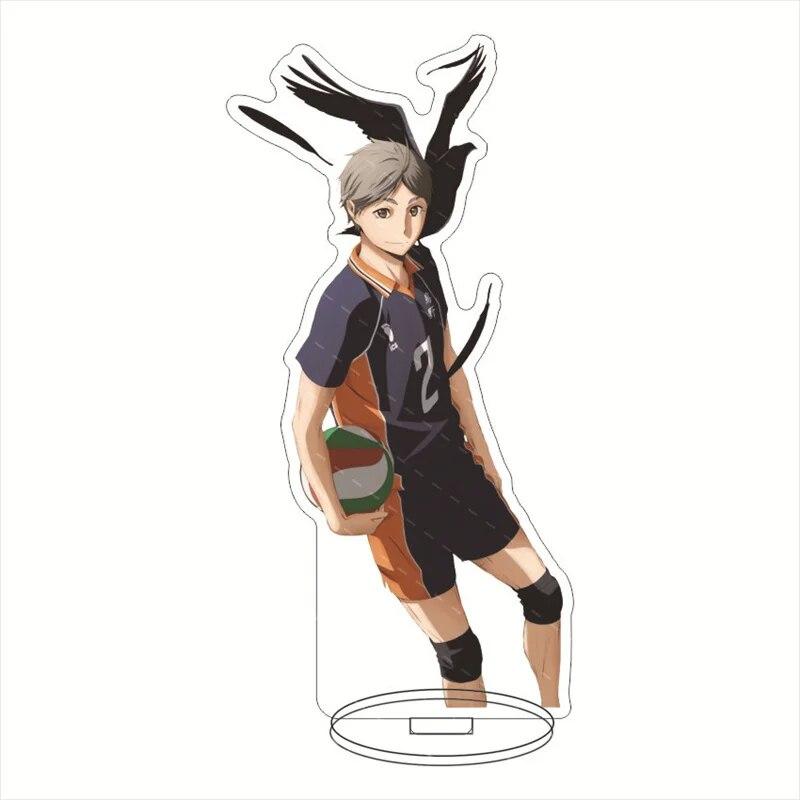Фигурки героев японского аниме Haikyuu, акриловая подставка, Манджиро Кен Такемичи Хината, тарелка, декор для стола, стоящий знак, игрушки, подарки для детей