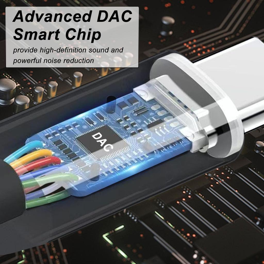 Адаптер USB Type-C на 3,5 мм для наушников, аудиокабель USB-C 3,5 мм для Huawei P30 Xiaomi Samsung Oneplus, аудиоадаптер для наушников 3