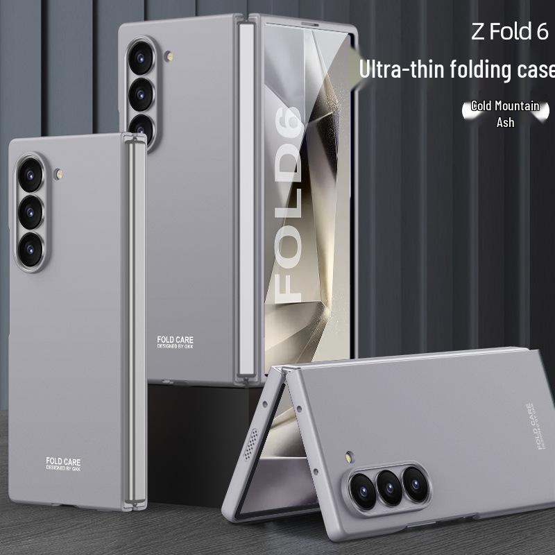 Ультратонкий матовый жесткий чехол для телефона Samsung Z Fold 6 - Модный однотонный защитный чехол