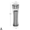 Ручная мельница для специй из нержавеющей стали, многоразовая, кухонные принадлежности, мельница для перца