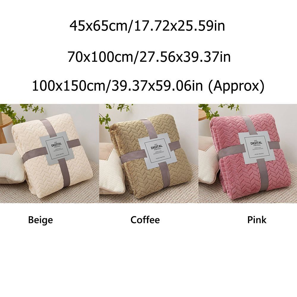 Fluffy Warm Blanket Solid Color Conditioning Quilt New Throw Blanket Home Office