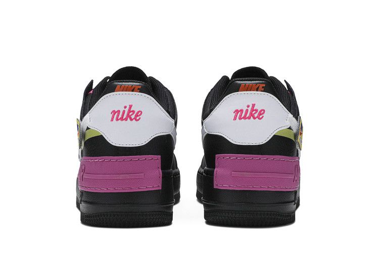 Women's Sneakers Nike Air Force 1 Low Shadow Removable Patches Black Pink (Women's)