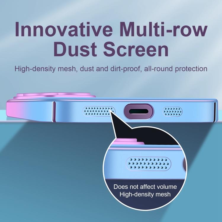 For iPhone 13 Pro Max Skin Feel Frosted Gradient Phone Case