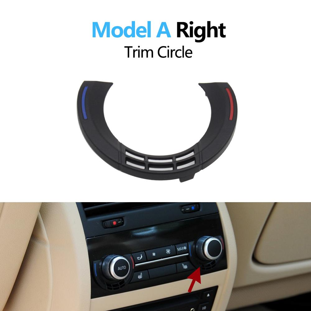 Автомобильный кондиционер, задняя панель переключателя переменного тока, панель управления, рамка, накладка для BMW 5 6 7 X5 X6 серии F10 F11 F06 F07 F01 F02