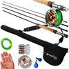 Удочка нахлыстом Комбинированная удочка с катушкой 5/6 Полный стартовый пакет для ловли нахлыстом Полные комплекты для нахлыста