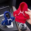 Универсальная толстовка с капюшоном для рычага переключения передач автомобиля, чехол для рычага переключения передач, забавная мини-толстовка с капюшоном