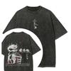 Hot Sale Attack on Titan Peripherals Graphic Print T-Shirt  Women Retro Washed Cotton Harajuku Style Oversized Summer New Top
