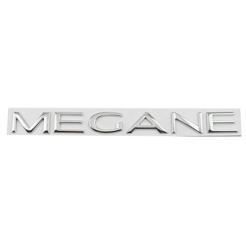 1Pc 3D Metal Car Rear Trunk Words Letters Logo Emblem Badge Decals Sticker Styling Parts Accessories For Renault Megane 1 2 3 4 5 RS GT