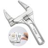 Wide Adjustable Wrench, Vertical Type, Faucet Wrench, Large Opening, Top Wide Adjustable Wrench, Adjustable Range (6-68mm), Slim and Lightweight, for