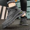Men's Autumn Outdoor Hiking Boots Men's High Top Medium Top Martin Boots Thick-soled Wear-resistant Tooling Shoes