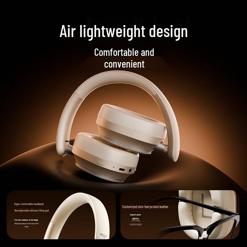 aigo WE800 ANC Over-Ear Wireless Headphones