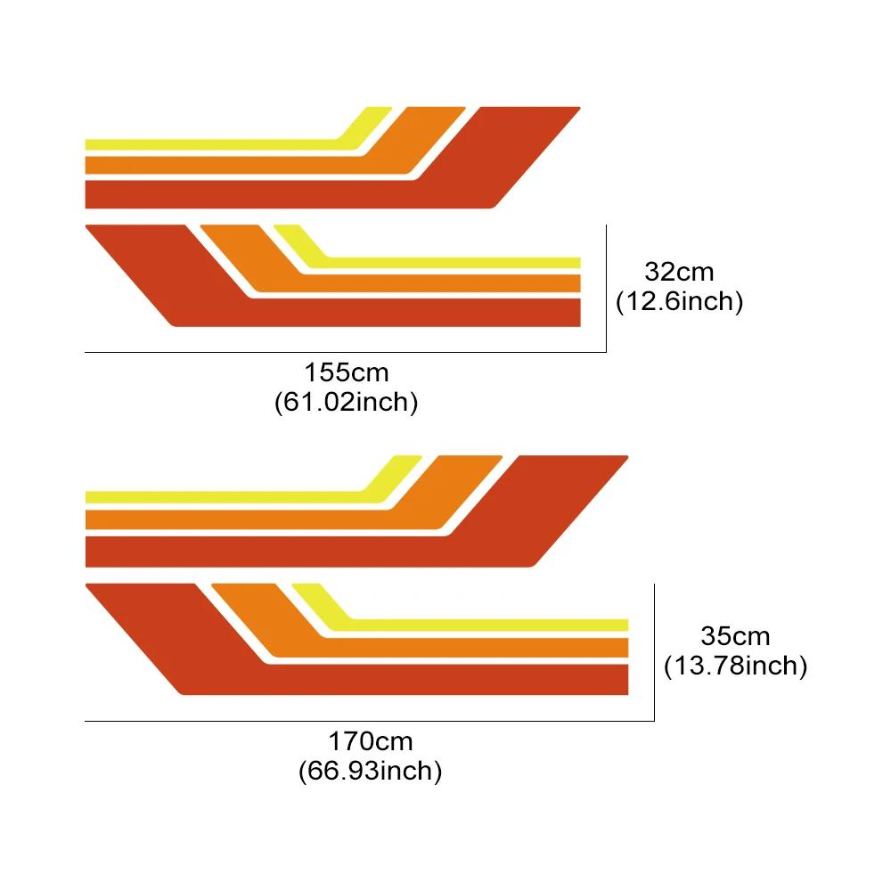 2 шт. наклейки для оформления боковой двери пикапа для Toyota Hilux SR5 SR GR AN10 AN20 AN30 2005 ПВХ виниловые наклейки автомобильные аксессуары