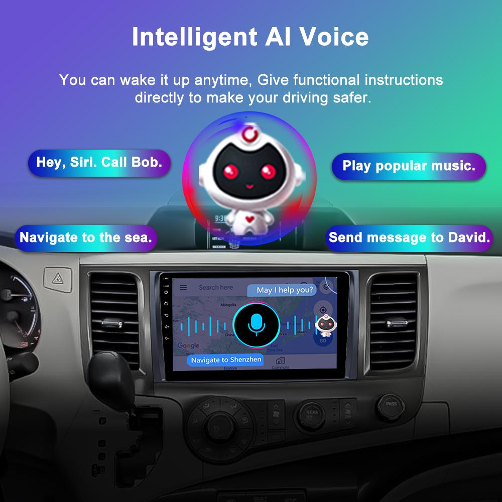 Reakosound DSP Android For TOYOTA SIENNA 2011-2014 Car Radio Multimedia Video Player GPS Navi Stereo Carplay