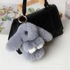 Imitation Rabbits Hair Cute Cute Rabbits Pendant Cute Rabbits Bag Pendant Car Keychain Plush Charm