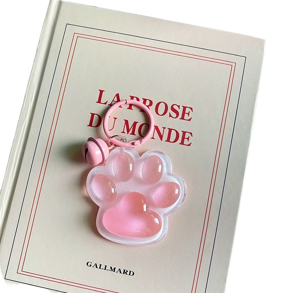 Корейский стиль светящийся брелок для ключей в виде кошачьего когтя светящийся в темноте брелок-колокольчик в виде кошачьего когтя декор для рюкзака