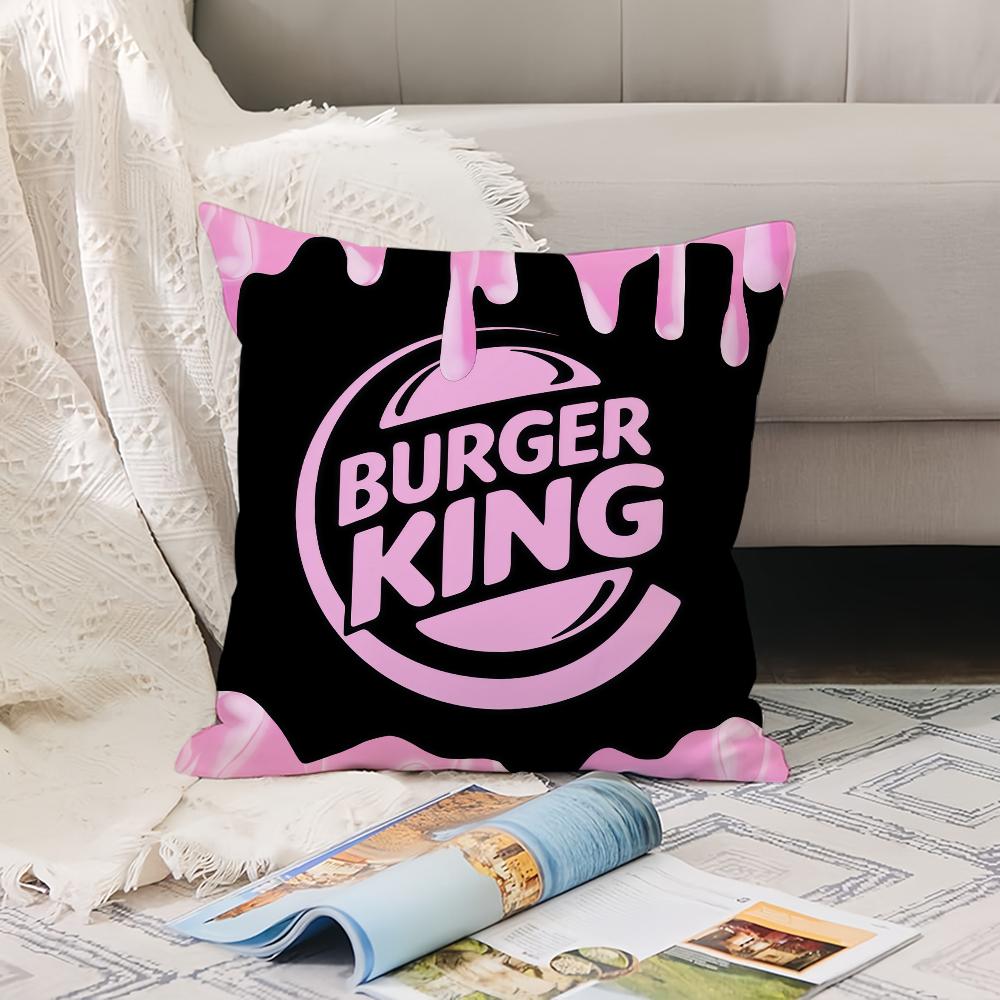 Модная наволочка с принтом B-Burger K-King, офисные подушки, подходит для дивана, автомобиля, спальни, декоративная наволочка