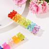 Duckbill Gummy Headwear Hair Accessories Candy Color Colorful Hair Clip Jelly Bear Hairpin Barrette