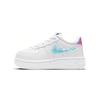 Nike Air Force 1 LV8 Лазерная износостойкая Низкие Скейтбордические кроссовки Белый Младенцы и малыши CW1582-100