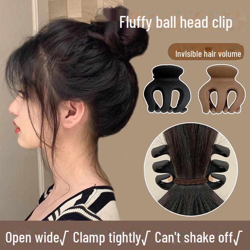 "Заколка для волос в форме тыквы": Аксессуар для высокого хвоста в стиле акулы.