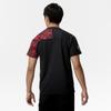 Training and size S T-shirt, sweat-wicking, quick-drying, antibacterial, odor-resistant, 32JAC210, unisex, black,