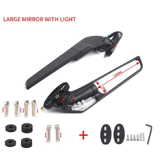 Для Honda CBR650R F CBR1000RR CBR600RR CBR 250R 300R 400RR 500R мотоциклетное зеркало модифицированное ветрокрыло вращающееся зеркало заднего вида