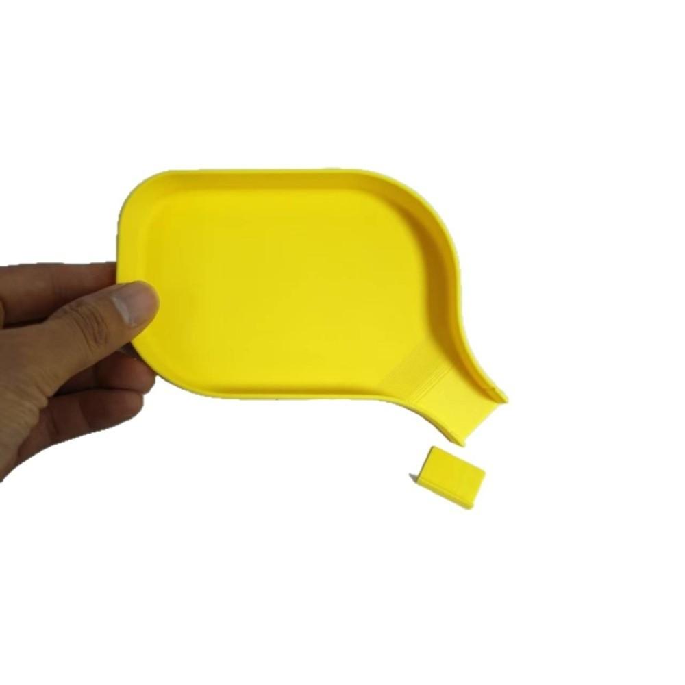 Plastic Funnel Tray with Barrier Plug Small Parts Tools Tray Screw Nut Storage