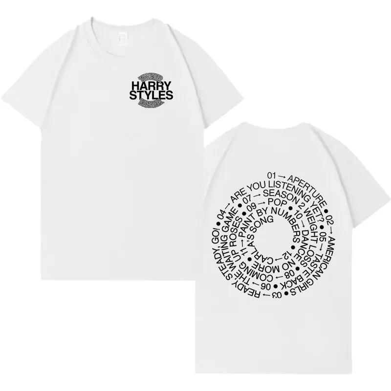 Singer Harry Styles 2026 New Album Letter Print TShirt Comfortable HipHop Loose TShirt Unisex Casual Crew Neck TShirt