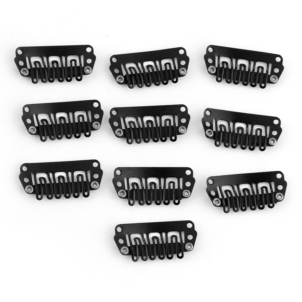 10/20/50pcs Women Iron HairStyling Hair Extensions Tool Hairpins Wigs Snap Clips U Shape Metal Pin