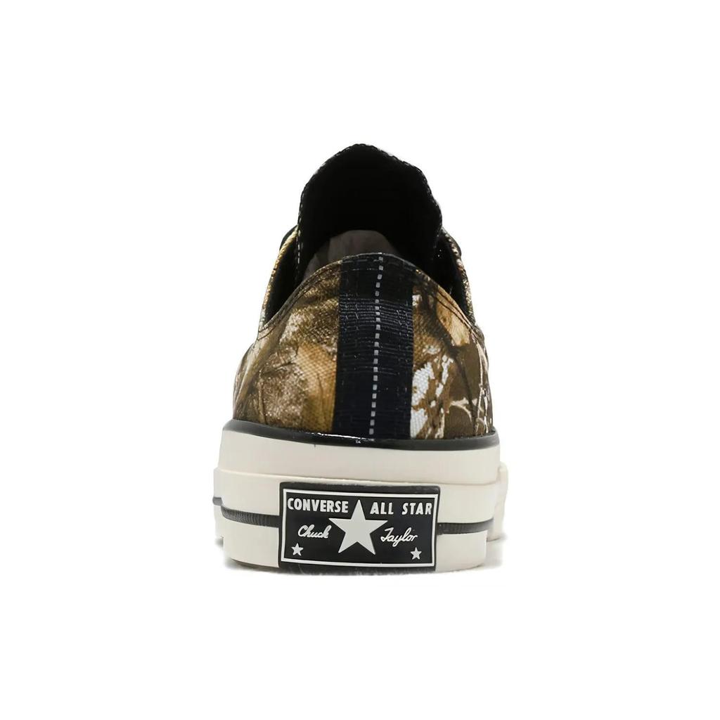 Converse Chuck 70 Low 'Edge Camo Print' (Unisex) Black / Multi / Egret Canvas Shoes 168559C