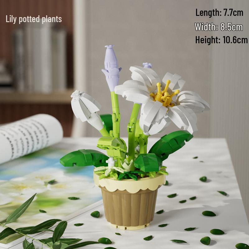 Sakura Treehouse Building Set with Dust Cover - Compatible Toy Blocks Bouquet for Kids, Perfect Arbor Day Gift