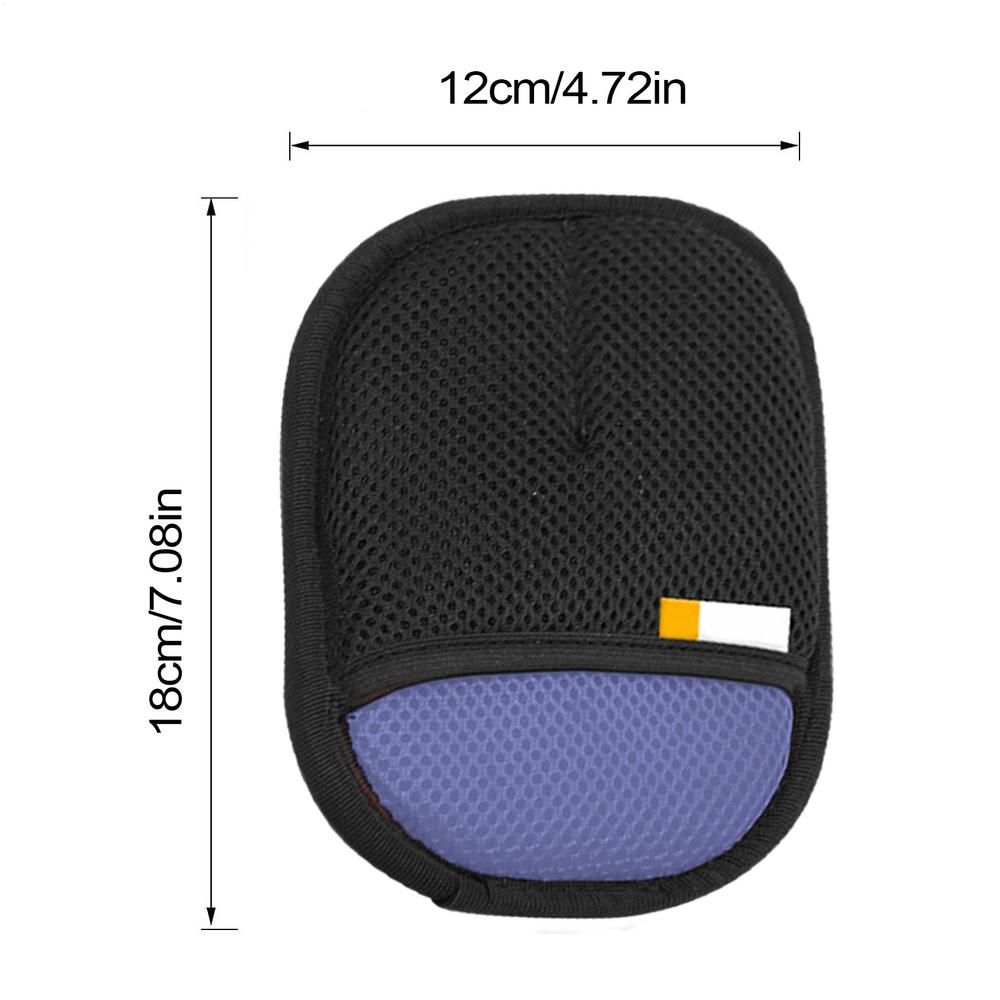 Pet Hair Removal Tool Reusable Static Removal Gloves Double-Sided Grooming Gloves For Pets Removes Pet Furs Hair For Carpets