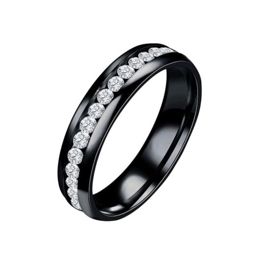 Magnetic Ring Rhinestone Jewelry
