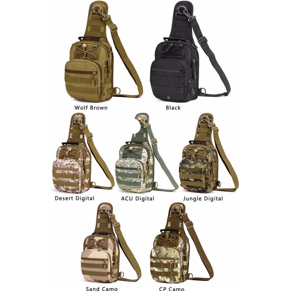 Один размер Мужская сумка через плечо Сумки-мессенджеры Гамбургская нагрудная сумка Военная тактическая сумка