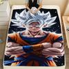 Фланелевое одеяло с принтом персонажей Dragon Ball, Высококачественное, Удобное для всех сезонов, Декор для дома, Тепло и уют, Идеально для рождественских подарков