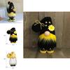 Bumble Bee Nordic Gnome Gonk Tomte Sunflower Plush Doll Ornament Decor Adorable Size With Black Yellow Colors