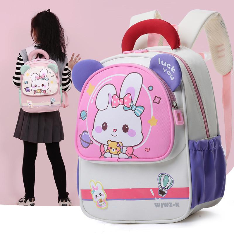 Functional Delightful And Nylon Backpack For Boys And Girls Aged 3 To 6 With Cute Cartoon Graphics