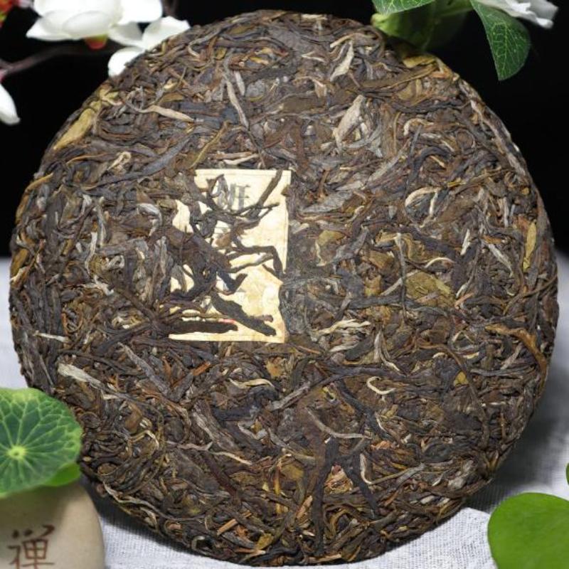 357г Юньнаньский чай Пуэр Баньчжанский королевский пуэр Сырой чайный торт Премиум Пуэр Зеленый чай
