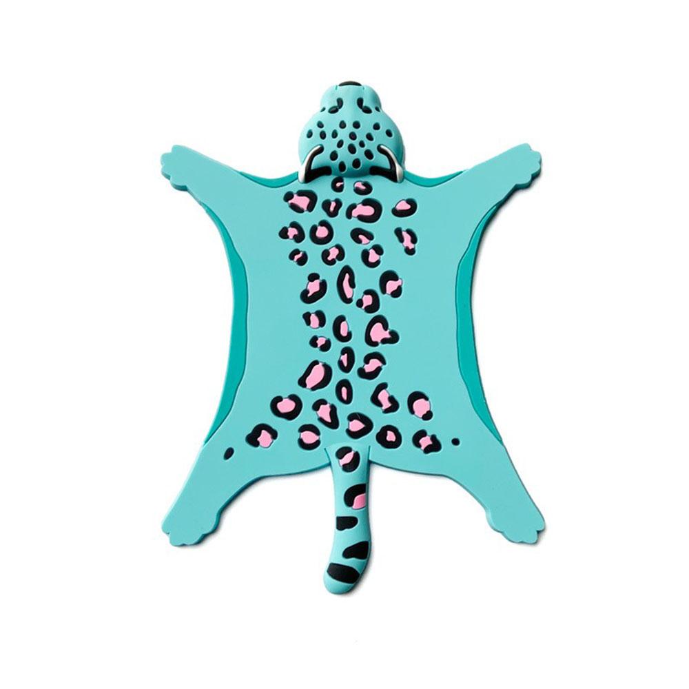 Симпатичная силиконовая подставка под стакан с изоляцией для воды, нескользящая, с изображением животных из мультфильмов, термостойкая, подставка под стакан с напитком, тигр, леопард, подставка под приборы, домашний инструмент