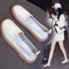 Soft Full Genuine Leather Shoes Women Flat Shoe New Spring Soft Sole Comfortable Shoes Woman Fashion Casual Shoes