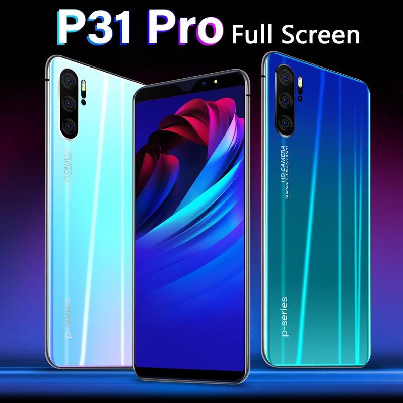 Мобильный телефон 4G P31 Pro, Android 9,1, 6,1 дюйма, смартфон, 6 ГБ ОЗУ, 128 ГБ ПЗУ, отпечаток пальца, идентификатор лица, мобильный телефон