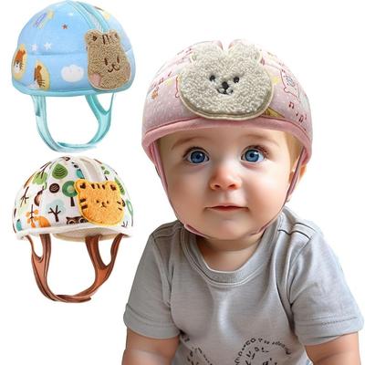 Противопадающая накладка для защиты головы малыша, шапка с изображением мультфильмов, детские защитные головные уборы, детский защитный шлем для бега