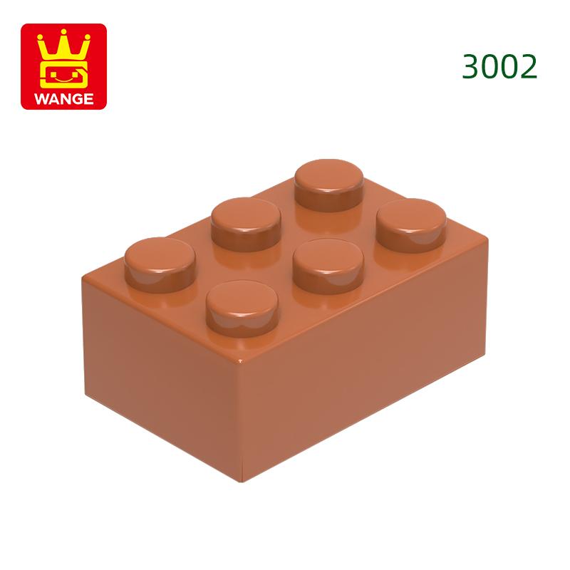 Нетоксичный 55 шт./лот 3002 2x3 Толстые Строительные Блоки Moc Аксессуары Совместимые С Кирпичами Детские Игрушки Подарочная Коробка