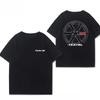 2025 Japan Ray Wheel Modified Car Jdm Short Sleeve Printed T-shirt Men's and Women's T-shirt High Quality Motorcycle T-shirt