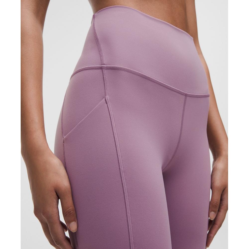 Lululemon Align  High Rise Crop With Pockets 23  Lavender Lux