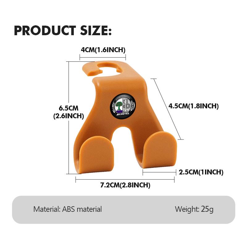 Car Seat Back Hook Mobile Phone Bracket Handbag Hanger Interior Accessories For AMG Benz CITAN VITO SPRINTER CLS SLK W202 W203 FF72